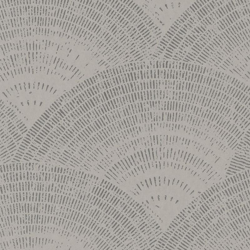 Papier peint Walter Foil taupe argent - OXFORD - Casadeco - OXFD84099136