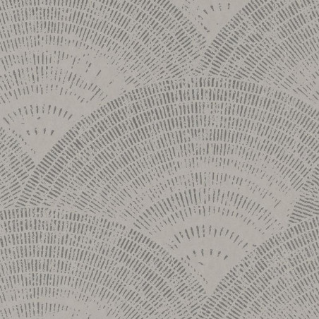 Papier peint Walter Foil taupe argent - OXFORD - Casadeco - OXFD84099136