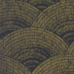 Papier peint Walter Foil noir or - OXFORD - Casadeco - OXFD84099515