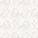Papier peint intissé Elisabeth blanc - Collection OXFORD - Casadeco