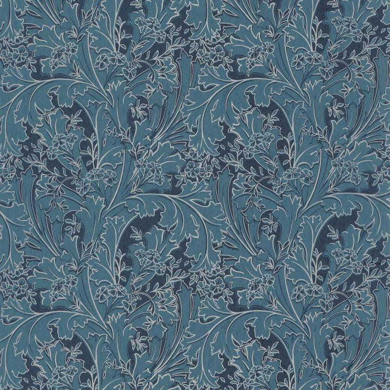 Papier peint intissé Elisabeth bleu - Collection OXFORD - Casadeco