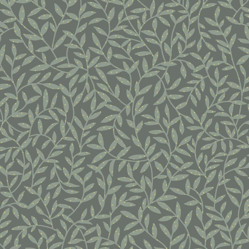 Papier peint intissé ABIGAIL kaki - Collection OXFORD - Casadeco