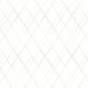 Papier peint intissé OLIVER blanc taupe - Collection OXFORD - Casadeco