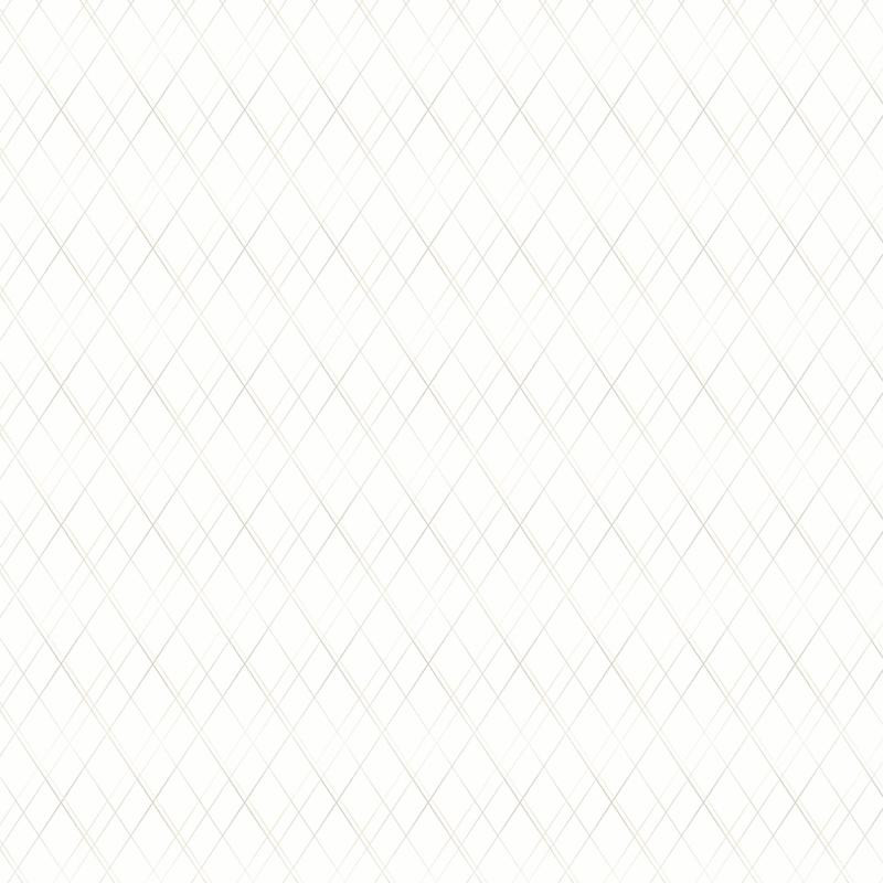 Papier peint intissé OLIVER blanc taupe - Collection OXFORD - Casadeco