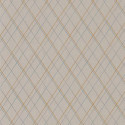 Papier peint Oliver lin, pétrole et orange - OXFORD - Casadeco - OXFD84131510