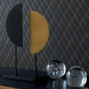 Papier peint intissé OLIVER noir  - Collection OXFORD - Casadeco