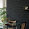 Papier peint intissé OLIVER noir  - Collection OXFORD - Casadeco