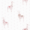 Papier peint intissé LAMASTE rose - Collection GIRL POWER - CASELIO