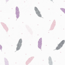 Papier peint Boho mauve  - GIRL POWER - Caselio - GPR100775111