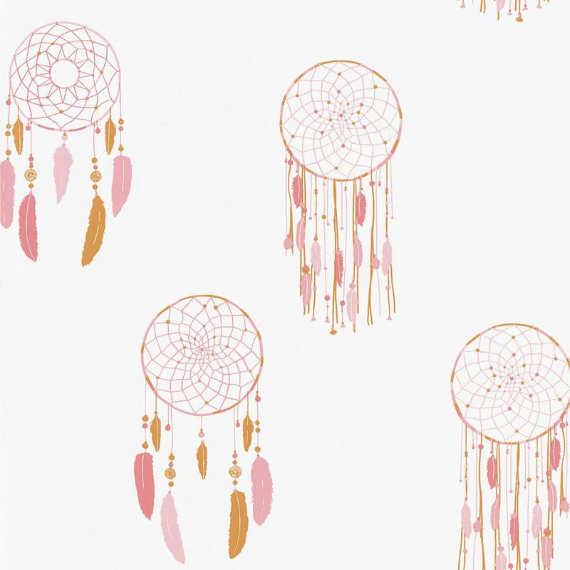 Papier peint intissé CATCH YOUR DREAM rose - Collection GIRL POWER - CASELIO