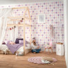 Papier peint intissé  shine bright like a diamond mauve - Collection GIRL POWER - CASELIO