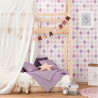 Papier peint intissé  shine bright like a diamond mauve - Collection GIRL POWER - CASELIO