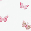 Papier peint intissé  LET'S FLY rose - Collection GIRL POWER - CASELIO