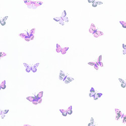 Papier peint Let's Fly mauve - GIRL POWER - Caselio - GPR100825818