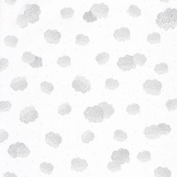 Papier peint Head In The Clouds argent - GIRL POWER - Caselio - GPR100859910