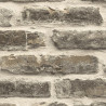 Papier peint réaliste Mur de Briques grises -UGEPA