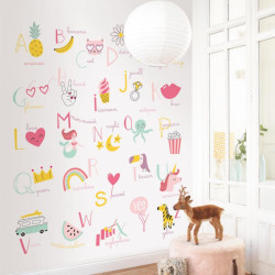 Panoramique ABC Alphabet Anglais - GIRL POWER - Caselio - GPR100984100