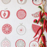 Papier peint intissé pour la cuisine à motif fruits rouge - Au bistrot d'Alice - Caselio