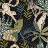 Papier peint Madagascar noir, vert émeraude et doré - L'ODYSSEE - Caselio OYS101407922