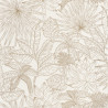 Papier peint Hawai blanc et doré - L'ODYSSEE - Caselio OYS101430020