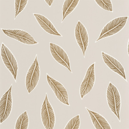 Papier peint Gabon beige et doré - L'ODYSSEE - Caselio OYS101441109