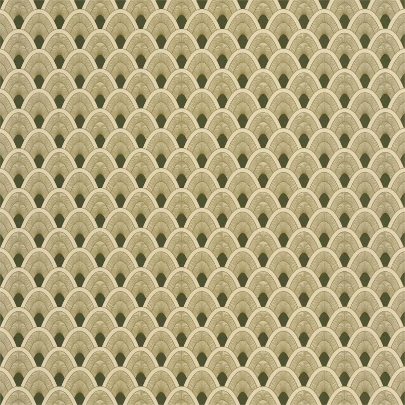 Papier peint Mayotte vert et doré - L'ODYSSEE - Caselio OYS101457212