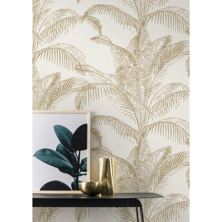 Papier peint 406818 PALOMA palmes dorées - Rasch Papier peint 406818 PALOMA palmes dorées - Rasch