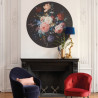 Panoramique rond GERTRUDE noir et rose - Beauty Full Image par Casadeco Panoramique rond GERTRUDE noir et rose - Beauty Full Image par Casadeco
