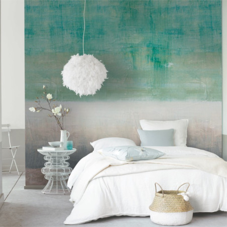 Panoramique Paint Wall vert et gris - BEAUTY FULL IMAGE  - Casadeco - BFIM84837409