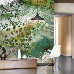 Panoramique Jaspe vert - BEAUTY FULL IMAGE  - Casadeco - BFIM84957428