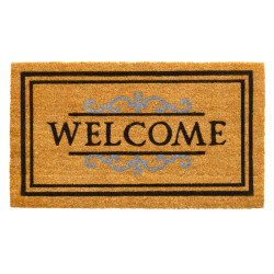 Paillasson intérieur coco "Welcome natural" - Ruco Classic HAMAT 40x70