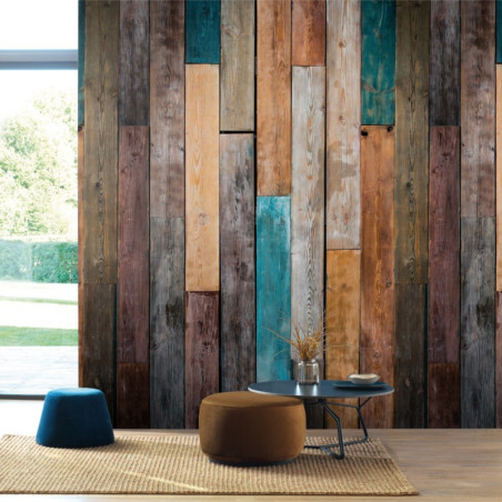 Panoramique Wood Color marron - BEAUTY FULL IMAGE  - Casadeco - BFIM85013424
