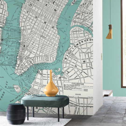 Panoramique NEW YORK CITY bleu - Beauty Full Image par Casadeco