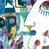 Panoramique BIG EYES multico - Beauty Full Image par Caselio