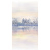 Panoramique Iris REFLET parme - Beauty Full Image par Caselio