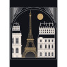 Panoramique SCARLETT BY NIGHT noir - Beauty Full Image par Caselio