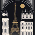 Panoramique SCARLETT BY NIGHT noir - Beauty Full Image par Caselio