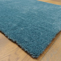 Tapis extra doux uni bleu scandinave - FEEL - Balta