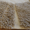 Tapis rond tête de LION taupe et beige - Diamètre 120cm - RICHIE