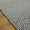 Tapis SFYNX bouclé structuré gris clair - 140x200cm