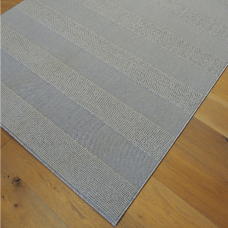 Tapis structuré uni "Lignes gris clair" - Sfynx BALTA 140x200