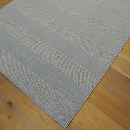 Tapis SFYNX bouclé structuré gris clair - 140x200cm