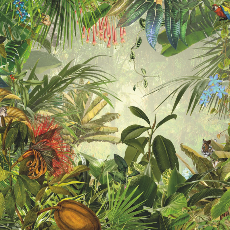 Poster XXL Impression Numérique, 450cm x 280cm, Toit de la Jungle II