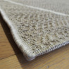 Tapis cordes tressées à motif berbère écru et taupe - 200x290cm - INDY