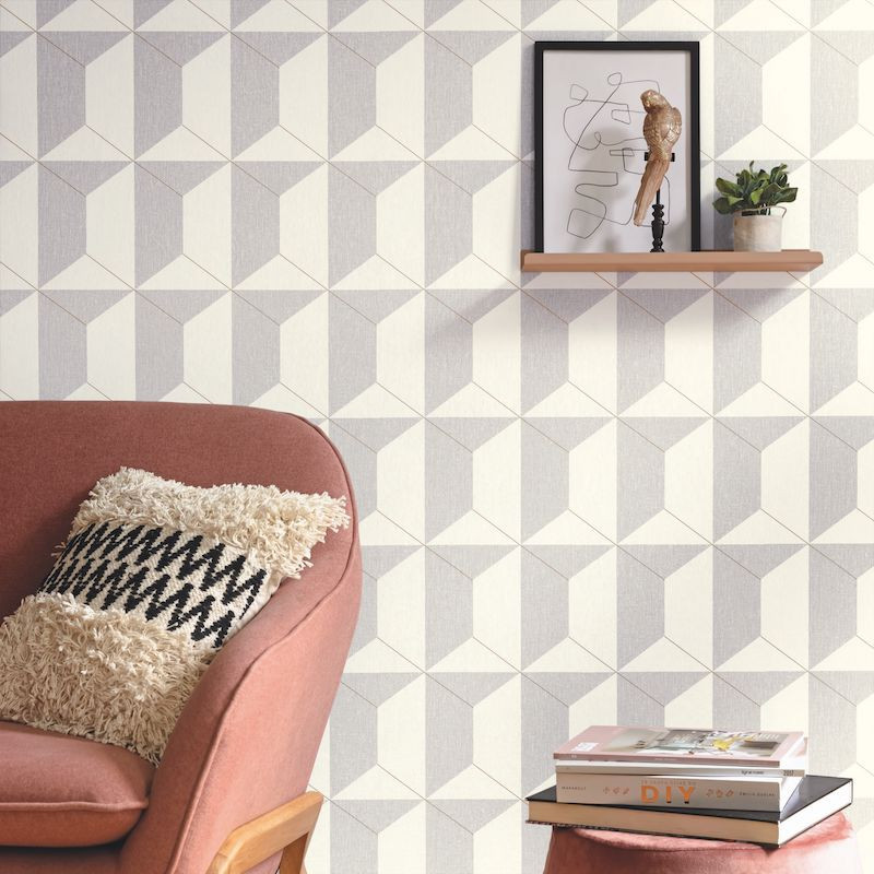 Papier peint Rythm gris doré - MOOVE - Caselio - MVE101339000