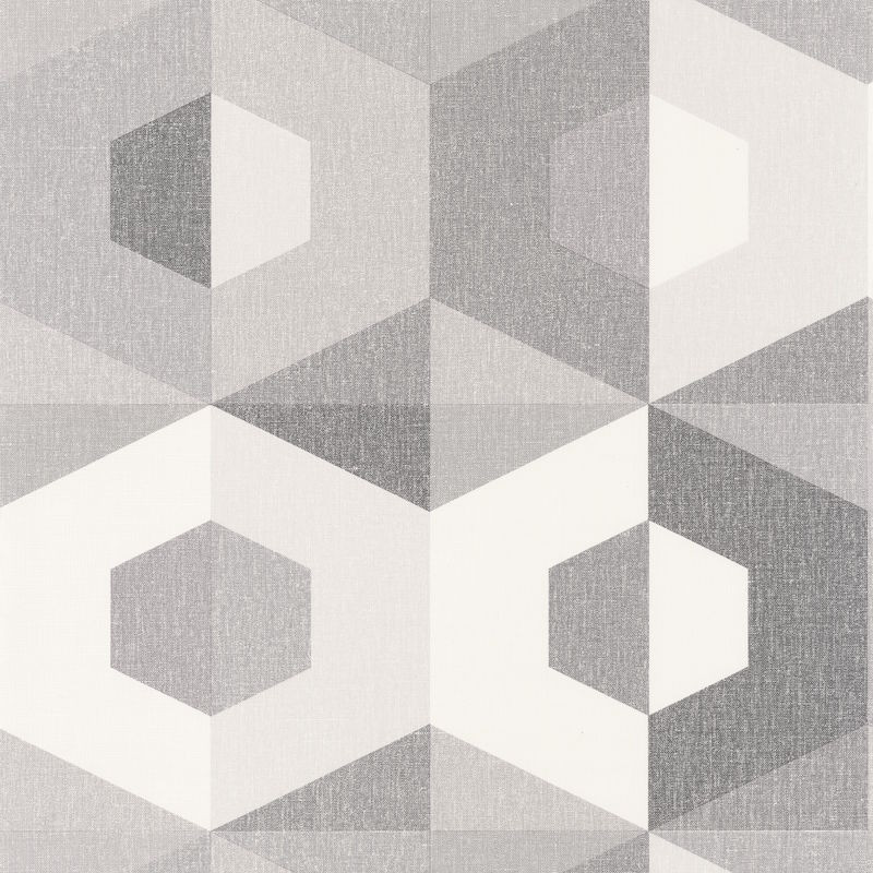 Papier peint Pop gris anthracite gris doux blanc - MOOVE - Caselio - MVE101379102
