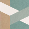 Papier peint Twist vert d'eau, vert émeraude doré - MOOVE - Caselio MVE101357637