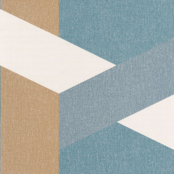 Papier peint Twist bleu madura bleu gris doré - MOOVE - Caselio - MVE101356319