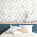 Papier peint Tam Tam bleu doux  doré - MOOVE - Caselio MVE101326000