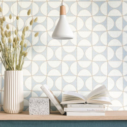 Papier peint Tam Tam bleu doux  doré - MOOVE - Caselio - MVE101326000